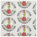 Search for funny christmas fabric Dr seuss