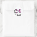 Search for purple 50th birthday stickers 50 years old