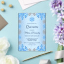 Search for winter wonderland quince invitations Snowflake