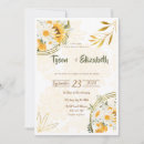Search for white yellow wedding invitations Flowers