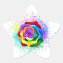 Search for multi colored roses stickers Rainbow