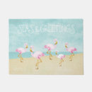 Search for pink flamingo doormats Beach