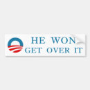 Search for obama won bumper stickers Barack