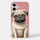 Search for pug puppy iphone cases Black
