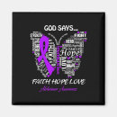 Search for associates magnets Alzheimer awareness gear