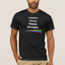 Search for think straight tshirts Rainbow