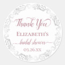 Search for bridal roses stickers Bridal shower thank you