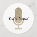 Search for singing night invitations Microphone