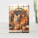Search for orange cat birthday cards Pumpkin