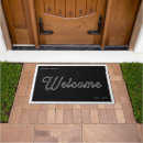 Search for black and white doormats Modern
