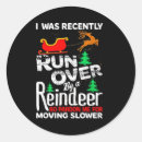 Search for run over stickers Reindeer