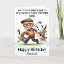 Search for funny card for golfer cards For him