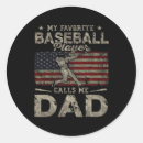 Search for baseball family stickers Dad