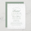 Search for sage bridal shower invitations Stylish
