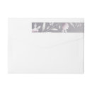 Search for pink and silver return address labels Bride