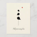 Search for red bird postcards Modern