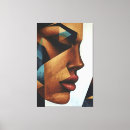 Search for female canvas prints Reflection