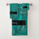 Search for tropical bath towels Palm leaves