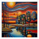 Search for stylized posters Sunset