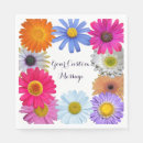 Search for blue daisy flower napkins Pink