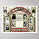 Search for marriage certificate art Vintage