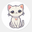Search for cat sayings stickers Kawaii