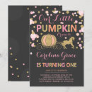 Search for princess pumpkin invitations Pink and gold