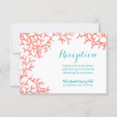 Search for coral reef wedding invitations Tropical
