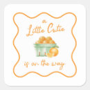 Search for orange baby shower stickers Summer