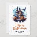 Search for moon halloween cards Haunted