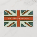 Search for british business cards Patriotic