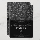 Search for black and silver christmas invitations Winter