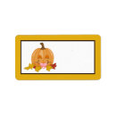 Search for pumpkin birthday return address labels Girl