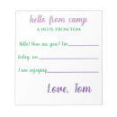 Search for camp stationery notepads Green