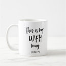 Search for work from home mugs Black and white