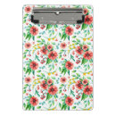 Search for floral clipboards White