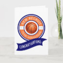 Search for basketball congratulations cards Blue