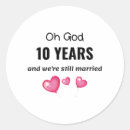 Search for funny anniversary stickers Husband