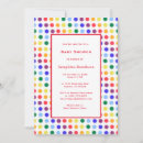 Search for polka dot border invitations Dots