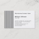 Search for pinstripes business cards White