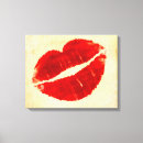 Search for red lips canvas prints Modern