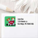 Search for jack russell terriers return address labels Heart