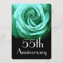 Search for emerald anniversary invitations 55 years