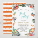 Search for pool baby shower invitations Modern