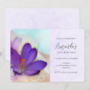 Search for spring crocus invitations Watercolor