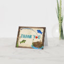 Search for the big one thank you cards Little fisherman