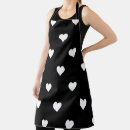 Search for boho chic aprons Black and white