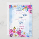 Search for bright bridal shower invitations Stylish