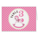 Search for girl table cards Baby shower