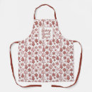 Search for cookie baking aprons Red